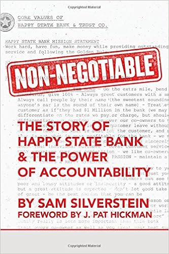 Non-Negotiable: The Story of Happy State Bank & The Power of Accountabilityby Sam Silverstein